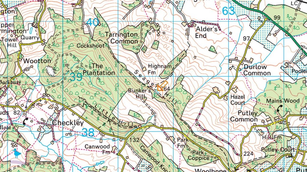 Bunkers Hill trig point location