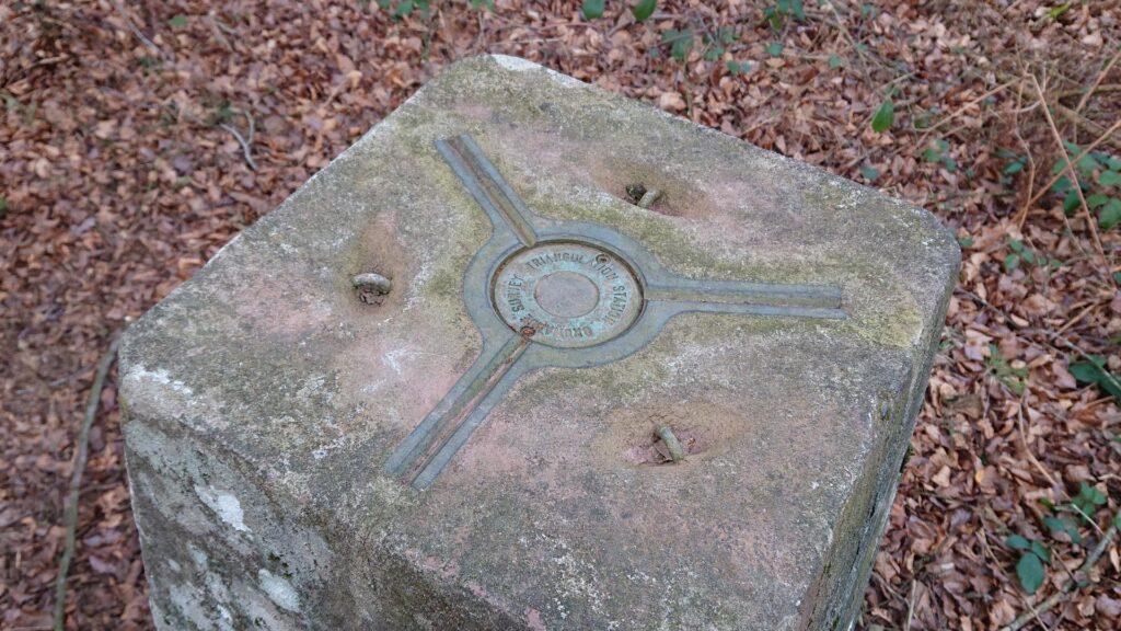 Top of the Burton Hill trig point