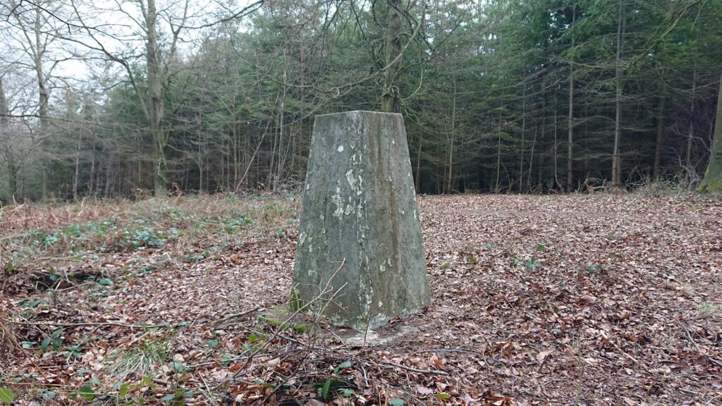 Burton Hill trig point