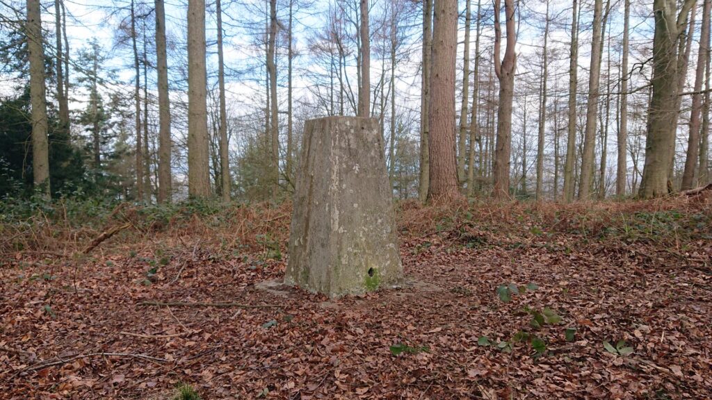 Burton Hill trig point