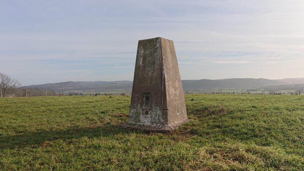 Dinedor Hill Trig Pillar