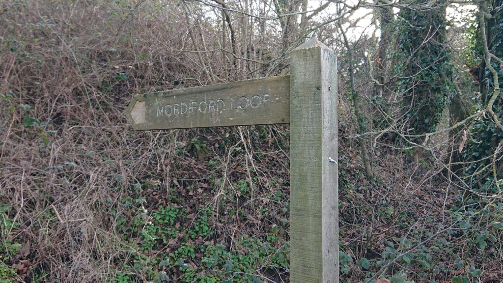 SIgnage to the trig point