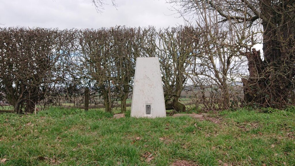 Front of the Park Croft Trig Point