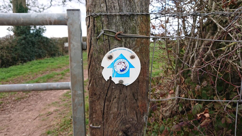 Wye Valley Walk sign