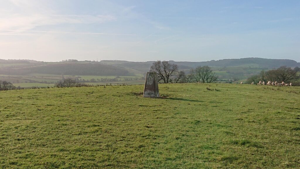 Dinedor Hill Trig Point