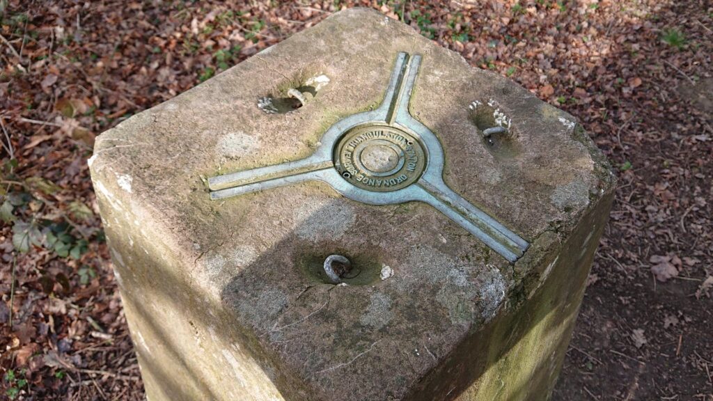 Top of the Backbury Hill trig point