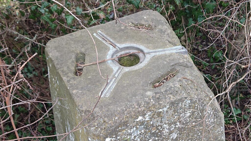 Top of the Campfield New trig point