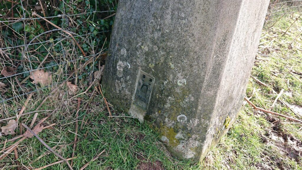 Bottom of Dudhill Farm Trig Point