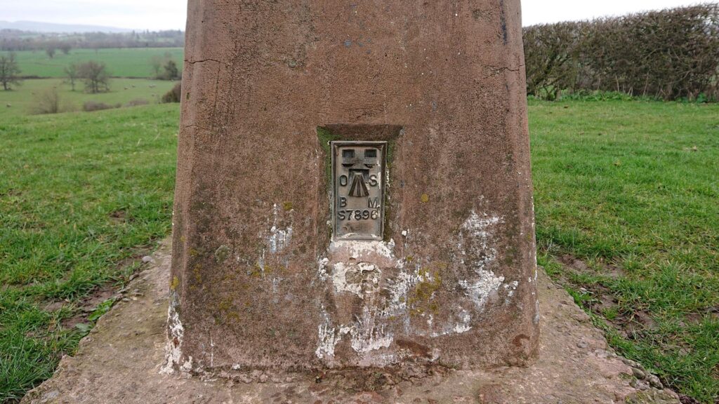 Front of the Corner Cop Trig Point