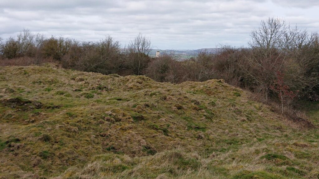 Merbach Hill Trig Point in the distance