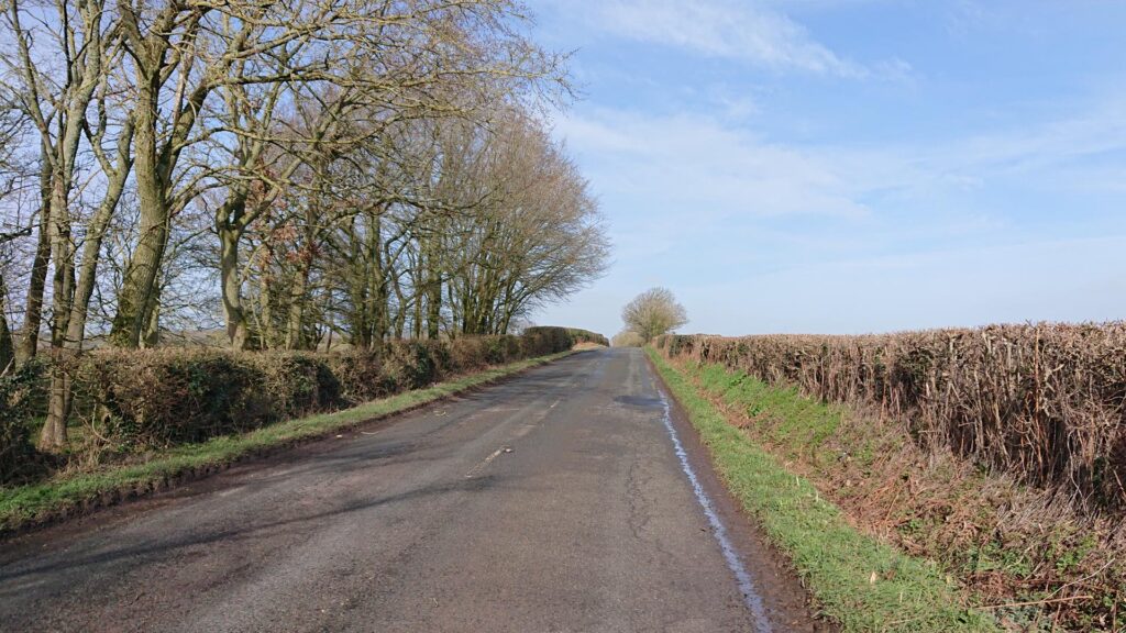 Lane to the trig point