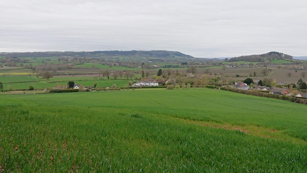 Bush Inn pub in the distance