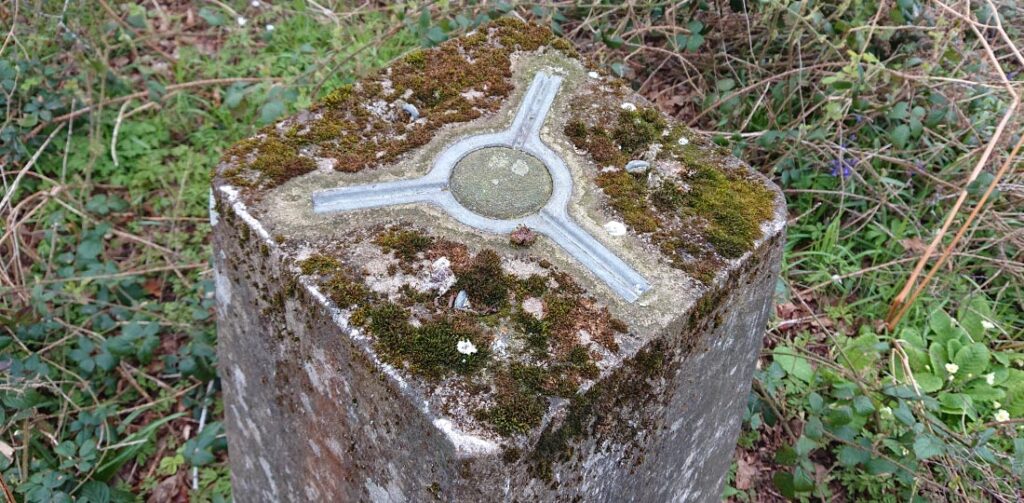 Top of the Birley Hill trig point