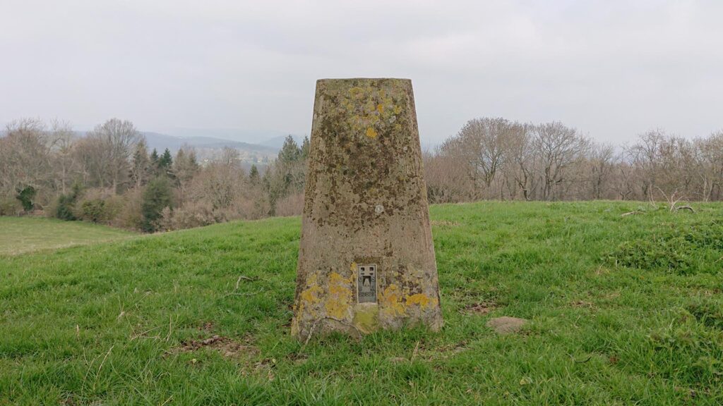 Front of The Beck trig point