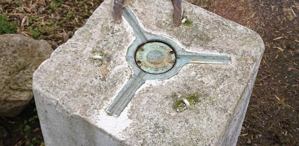 Top of The Riddox trig point