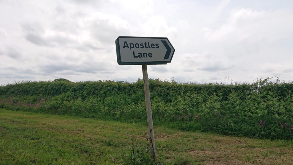 Apostles Lane Sign