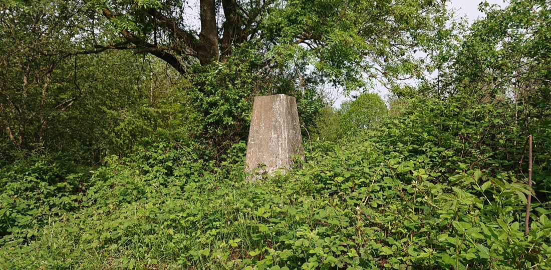 White Hill Reservoir trig point