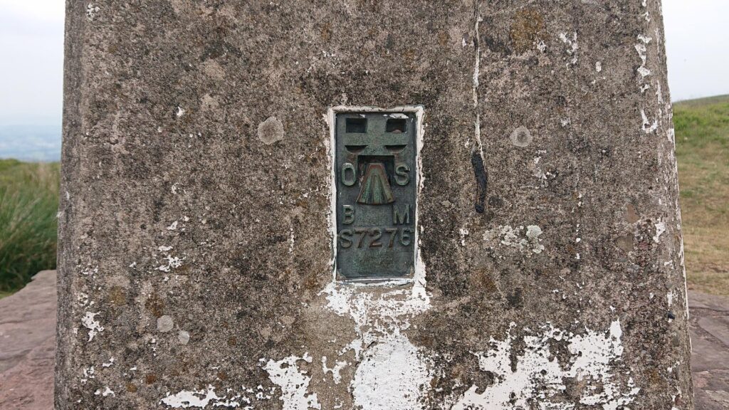 Front of the North Daren Trig Point