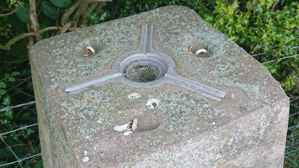 Top of the Cae Tack Trig Point