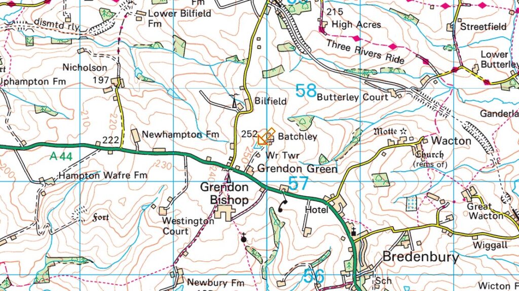 Batchley Farm Trig Point Location