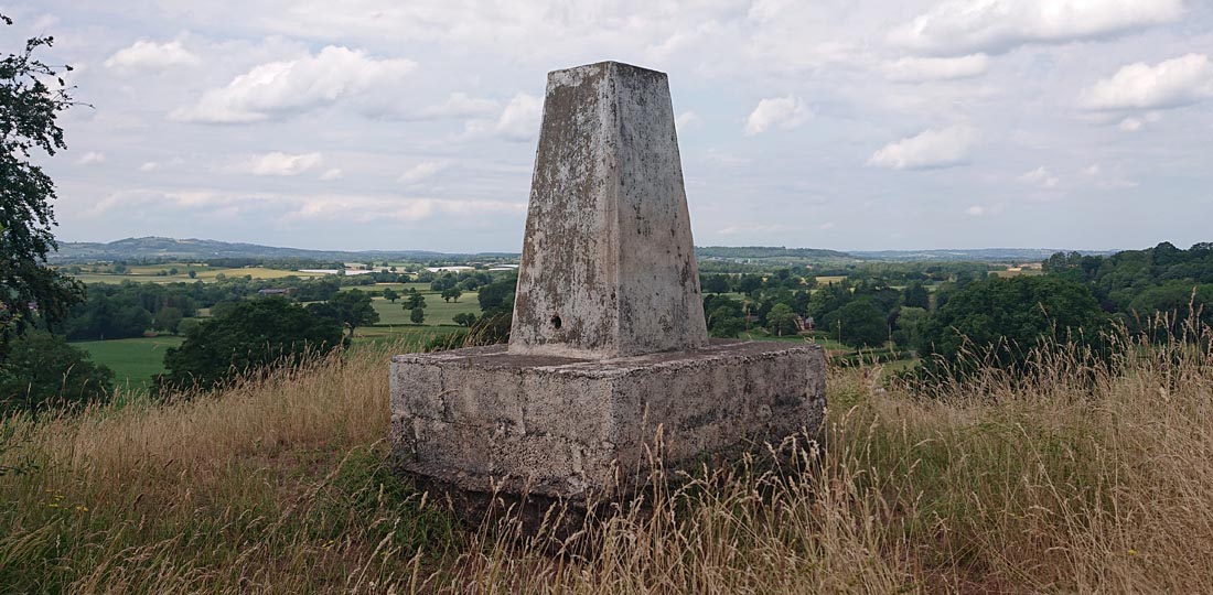Haffield Bank Trig Point