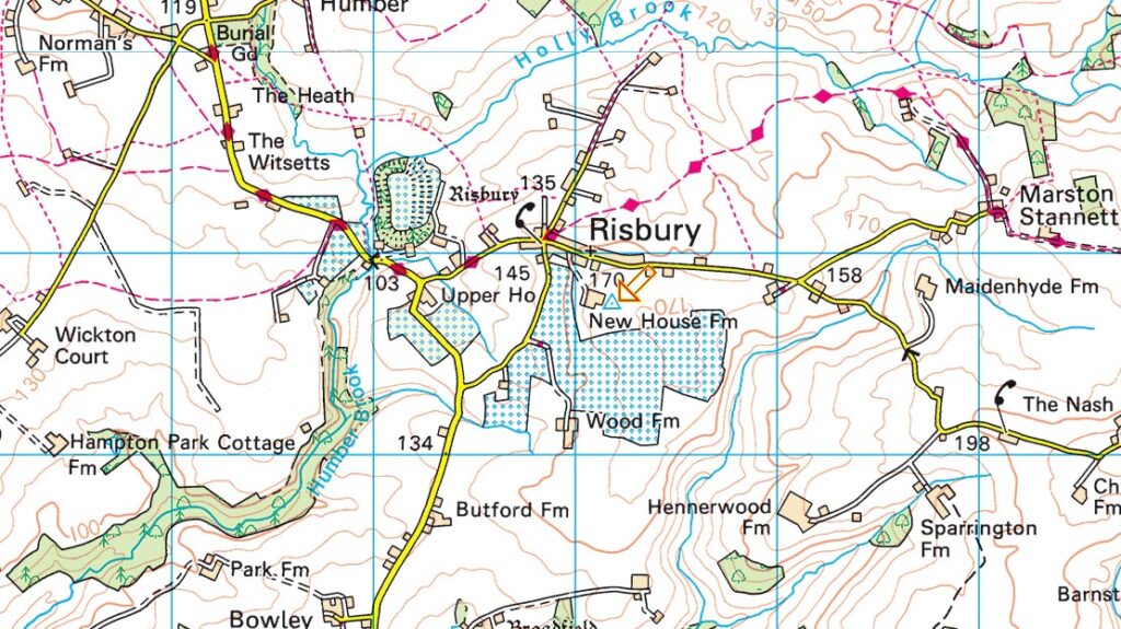 New House Farm trig point location