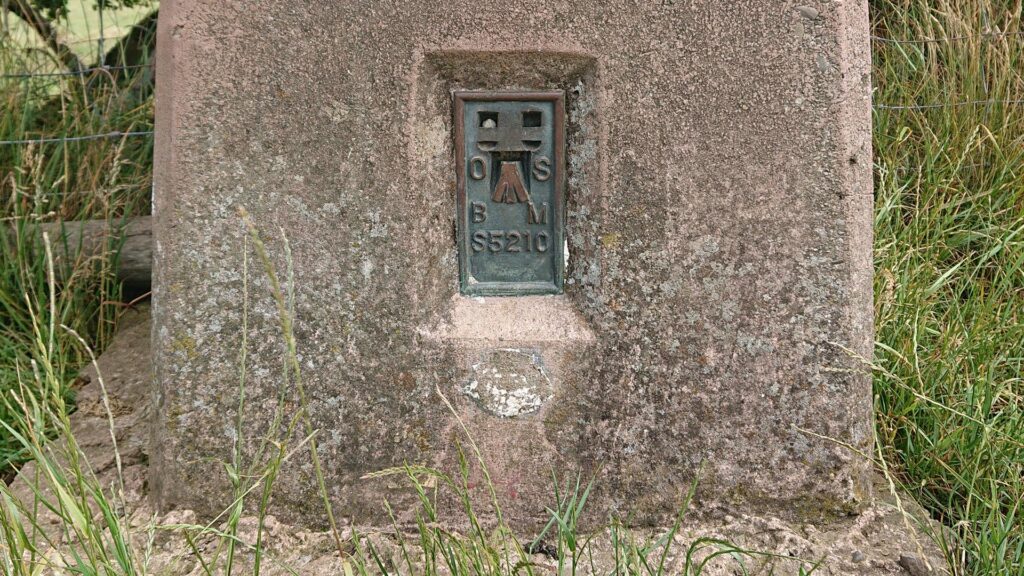 Front of the Harleys Mountain Trig Point