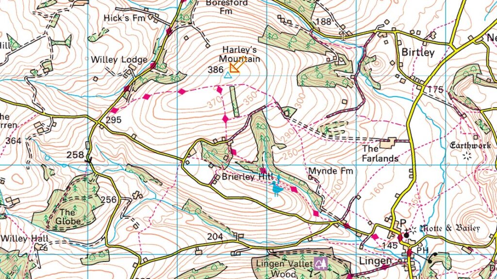 Harleys Mountain Trig Point Location