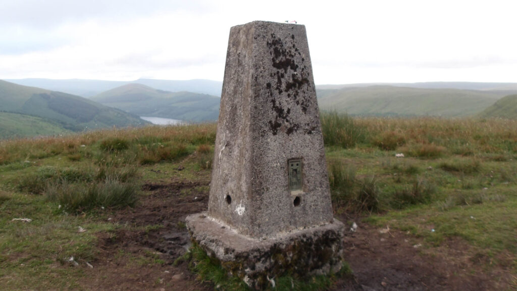 Pant-Y-Creigiau trig point on the EPONA 100 Ultra