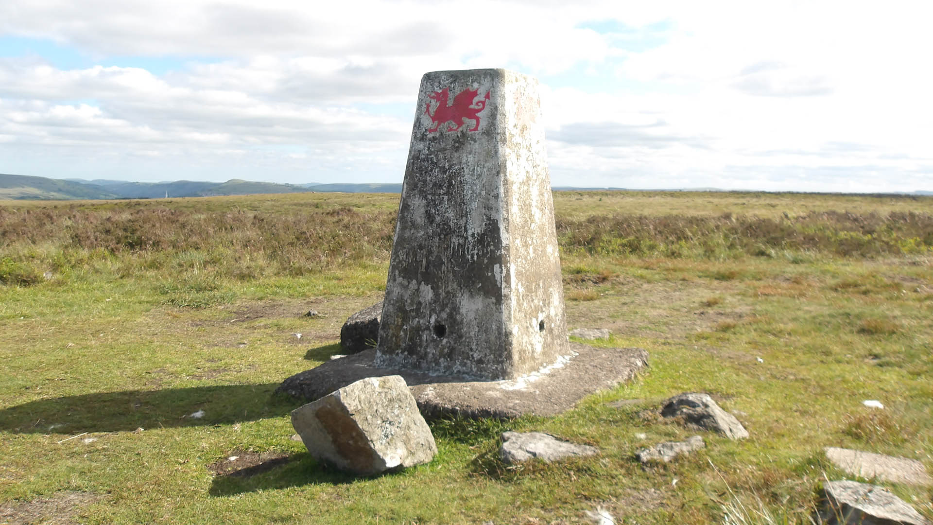 Mynydd Llangynid Trig Point